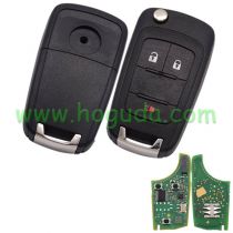 Original For Vauxhall  2+1 button remote key with 434mhz  5WK50079 95507070 chip GM(HITA G2) NXPF41E30 DS59906 Tnd4192 with original PCB and after market key shell