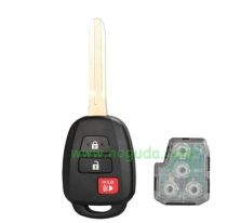 For Toyota 3 Button remote key with 314MHz H Chip  FCCID:GQ4-52T