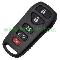 For Nissan 4+1 button remote key shell