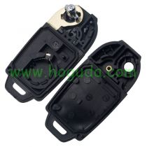 For Volvo 3+1 button flip remote   key shell
