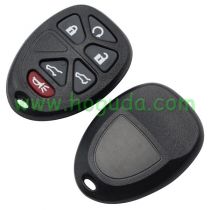 For GM 5+1 button remote key blank With Battery Place