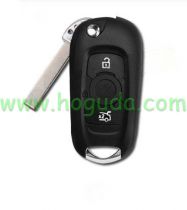 For Opel 2 button flip folding remote key blank