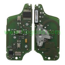 For Original For Peugeot ASK 3 button flip remote control with 433Mhz PCF7941 Chip for 307&407 Blade ASK Model