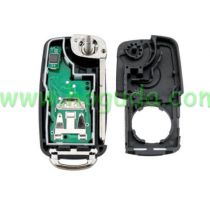 For VW MQB 3 button remote key  with Megamos AES / ID88 chip ASK 433Mhz  FCCID: 5K0837202DH             5K0837202BH 