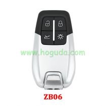 KEYDIY Remote key 3 button ZB06 4 button smart key for KD900 URG200 KD-X2