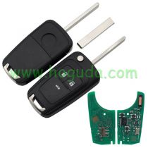 AfterMarket For Vauxhall  3 button remote key with 434mhz and 7941E Chip   5WK50079 95507070 chip GM(HITA G2) 7941E chip without blade.