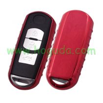 For Mazda TPU protective key case red color