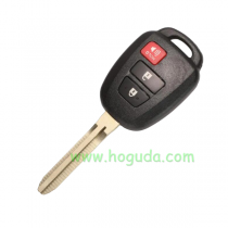 For Toyota 3 Button remote key with 314MHz H Chip  FCCID:GQ4-52T