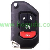 For Jeep Wrangler Remote key 4 Button ASK433 MHz Folding Remote Key SIP22 PCF7939M / HITAG AES / 4A CHIP FCC ID:OHT1130261 OE #:68416784AA