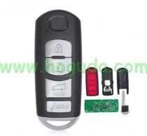 For Mazda Smart Remote Key 4 Button fob FSK 433Mhz PCF7953P 49 Chip 