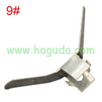 Car key battery clamp for remote key blank 9#