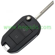 For Citroen 2 button key blank with HU83 Blade (407 key blade 54#)