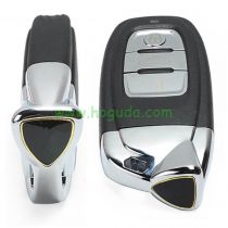 For Audi A4L, Q5 3 button remote key with 433Mhz and 7945 Chip   Model