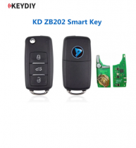 KEYDIY Remote key 3 button ZB202-3 smart key for KD900 URG200 KD-X2