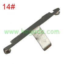 Car key terminal clamp for remote key blank 14#