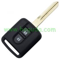 For Nissan 2 button remote key blank (No Logo) （the plastic part is 