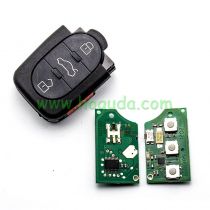 For Audi 3+1 button control remote and the remote model number is 4D0 837 231 M 315MHZ