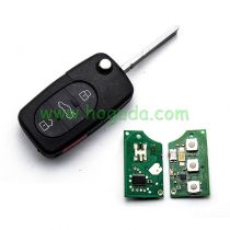 For Audi 3+1 Button remote key with  big battery the remote control model is  4D0 837 231 M 315mhz