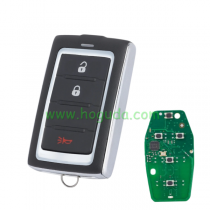 For Jeep Wagoneer 2+1 button keyless go smart remote key with NCF29A1M / HITAG AES / 4A CHIP 433MHz ASK FCC ID: M3NWXF0B1 IC: 7812A-WXF0B1  P/N: 68377534AB