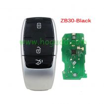 KEYDIY Remote key 4 button KD-ZB30 BLACK smart key for KD900 URG200 KD-X2