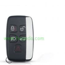For Landrover 4+1 button smart key with Keyless Go with ID49 chip and 315Mhz (No Logo) can change ID