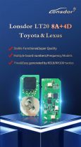 Lonsdor LT20 LT20-04NJ 8A+4D for Toyota & Lexus Smart Key PCB for K518/ KH100+ Series