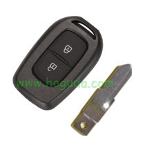 For Renault 2 button remote key blank with blade