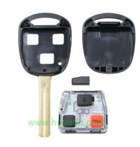 For Toyota Lexus 3 Buttons Remote Key with 4C chip 312mhz Toy48 key blade  FCCID: N14TMTX-1