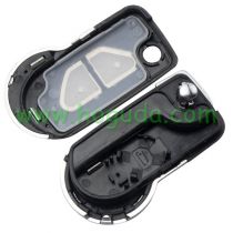 For Citroen 2 button flip remote key blank with VA2 & 307 blade