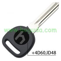 For Buick transponder key with HU100 blade with ID48 chips