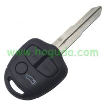 For Mitsubish Outlander 3 button remote key blank with Left Blade