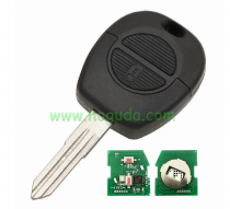 For Nissan 2 button remote key with 433MHz NO Chip with NSN11 blade for Patrol Almera Micra Primera Navara Serena Vanette X-Trail P/N: 28268-8H700