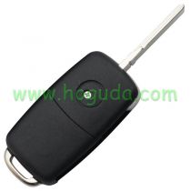 For VW Skoda 3 Button Flip Folding Remote Key 434MHZ ID48 Chip 3T0837202H for VW Skoda