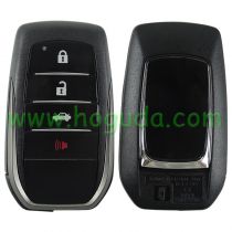 For Lexus 3+1button modified smart remote key blank