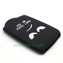 For Renault 4 button silicon case with  ‘don't touch my key'