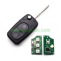 For Audi 2 button remote key with big battery the remote control is  4D0 837 231 R 434mhz