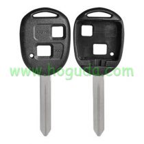 For High quality Toyota 2 button remote key blank with TOY47 blade