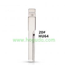 KEYDIY blade 20#  HU64 for Benz  Remote Car Key Blade