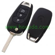 For Chevrolet 3 button flip remote key blank