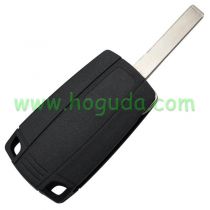 For BMW 3 button flip modified remote key blank with HU92 (2 Track) blade