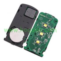 For Fiat keyless 3 button remote key with pcf7952 chip 434mhz 