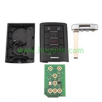 For Cadillac SRX 5 button smart key with 315Mhz PCF7952 chip  FCC ID:NBG009768T  Part#: 22865375