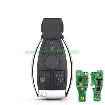 For keyless go Benz NEC 3 button smart key with one button start remote key with 433.92/315Mhz compatibility:For benz NEC before 2013