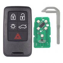 For Volvo 5 button remote key with 902mhz  PCF7945/7953 chip