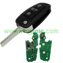 For Audi MQB 3B flip remote key with ID48 chip-434mhz ASK model