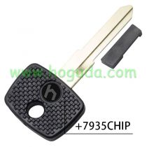 For Mercedes for Benz HU72 transponder key with 7935 chips