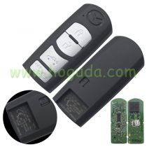 For Mazda 4 button remote key with 433Mhz PCF7953P(HITAG Pro) Chip CMIIT ID:2011DJ5486   Model: SKE13E-01