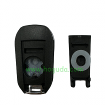 For Peugeot 3 button remote  Key Shell with HU83 407 blade LIGHT BUTTON
