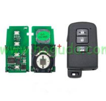   For Toyota Auris 2014-2018 433/434MHz 0101 Board Keyless Proximity Smart Car Key BA2EQ Transponder chip: P1=88