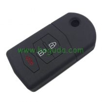 For Mazda 3 button Silicone case (black)